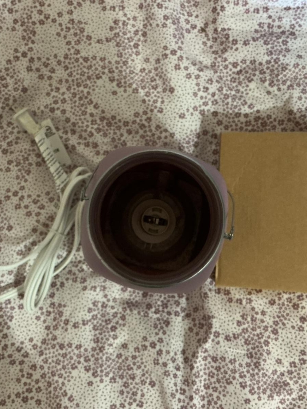 Scentsy Purple Light Up Jar for home decor